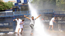 water-cannons