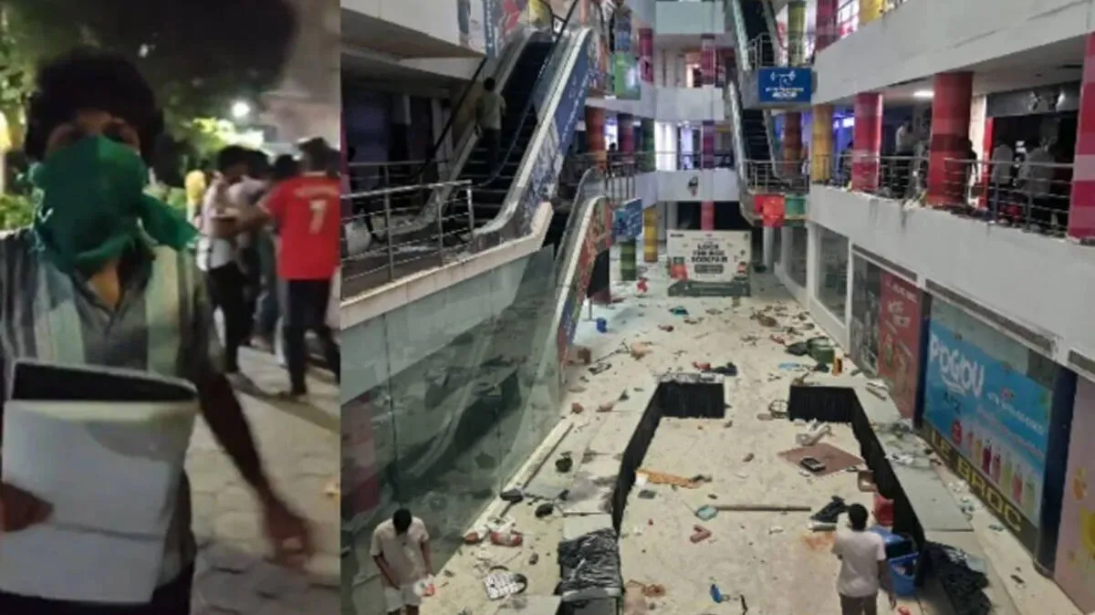 students-looting